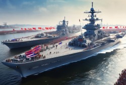 圆满收官，中国双航母编队凯旋返港