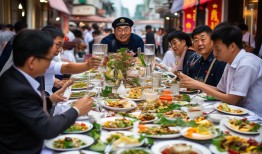 串串店老板看完阅兵请客，一桌盛宴，六万豪情