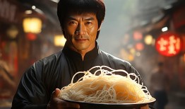刀锋下的微笑，李连杰出院后以一碗刀削面‘面’对人生，传递健康‘面’貌