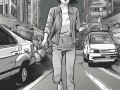 路怒症还是精神风暴？女子当街上演汽车拳打脚踢大戏