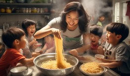 三宝妈带四娃挑战一碗面传奇，续面如潮，笑料百出！