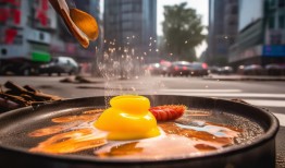 热浪来袭！郑州路面超72℃记者现场上演煎蛋烤虾大戏