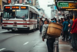 公交拒载风波，一位背篓老人的特殊旅程与背后的温情