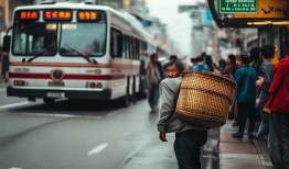 公交拒载风波，一位背篓老人的特殊旅程与背后的温情