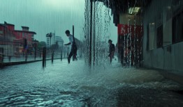 成都奇景，暴雨如注，家中插座竟吐水成瀑布，市民惊呼水帘洞再现！