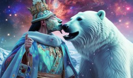 穿越时空的吻，AI特效下的秦始皇与北极熊的奇幻邂逅