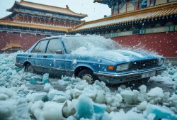 京城奇观，冰雹大战，爱车秒变气泡膜车