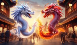 京城奇观，晚高峰的双龙戏珠—白龙赤龙共舞长安街