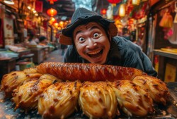烤肠与榴莲的奇缘，小偷的美食之旅