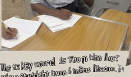 连续4场首个冲出考场的学霸男生，这次竟然输了？