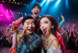 跨界追星大作战，陈梦、黄晓明共赴岳云鹏演唱会，笑点与萌点齐飞！