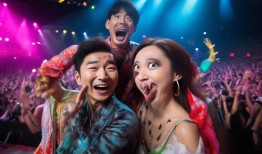 跨界追星大作战，陈梦、黄晓明共赴岳云鹏演唱会，笑点与萌点齐飞！