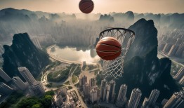 重庆奇景，无人机版库里远投入筐，科技与自然的完美碰撞
