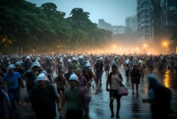 防御台风杨柳，广东上演大迁徙，超10万人紧急转移