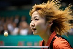 乒坛小旋风，陈熠澳门赛场遭遇韩莹，1比3憾失胜利，但笑容依旧灿烂