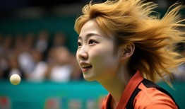 乒坛小旋风，陈熠澳门赛场遭遇韩莹，1比3憾失胜利，但笑容依旧灿烂