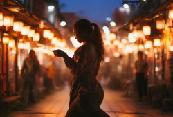 残影舞动，夜市星光，双腿截肢女子的‘团宠’之路