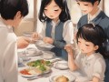 餐桌上的小插曲，孙颖莎的餐桌礼仪大考验