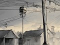 悲剧一幕，儿童疑触碰路灯电桩身亡，留下电击痕迹