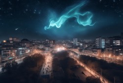 夜空奇观！石家庄上空惊现神秘发光体，官方回应，原来是…