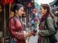 西安汉服店主与女游客的穿越风波，一场误会引发的5天与6天