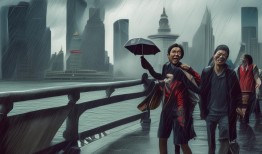 独家揭秘台风来袭，外滩被困游客大揭秘，一场乌龙背后的幽默与温情