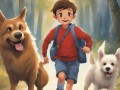 7岁小勇士的惊魂记，上学路上遭遇3只大型犬的撕咬
