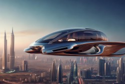 迪拜，空中出租车试飞成功，未来出行新纪元