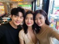 跨界友谊大放送！朴宝剑与刘诗诗、李庚希的不期而遇自拍