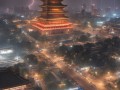 西安雷雨交加，超大闪电震撼登场！