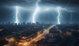 奇闻异事大连电闪雷鸣夜，一夜之间，7694次闪电的神秘交响曲！
