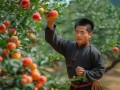 霍氏八极拳新传人，爸爸用铁山靠为孩子摘杏，网友直呼这波操作太硬核