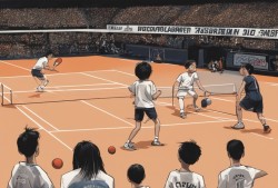 马龙一家四口观战CBA总决赛，从乒乓球场到篮球场，一家人的跨界之旅