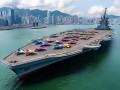 山东舰航母‘空降’香港，舰载机齐聚维多利亚港，这波操作，港’味十足！
