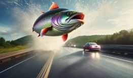 鱼跃高速，一场意外的活体路障