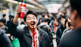 12306白酒风波，男子当场豪饮，网友直呼真性情