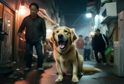 金毛疑餐馆蹭空调遭不幸，主人发声引热议，这空调刺客有点狠！