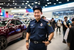 谭sir驾到！成都车展现场，谭乔的‘警民’互动引爆全网笑点