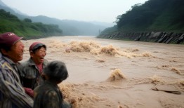 紧急预警榕江河畔，笑料与惊涛共舞—253米洪峰来袭，笑对水漫金山的智慧