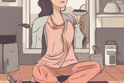 瑜伽服上门做饭，女子自嘲不靠流量，靠实力