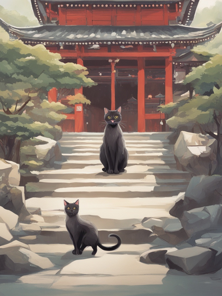 禅意喵生，寺庙小猫化身掌缘侠，与游客玩起击掌社交