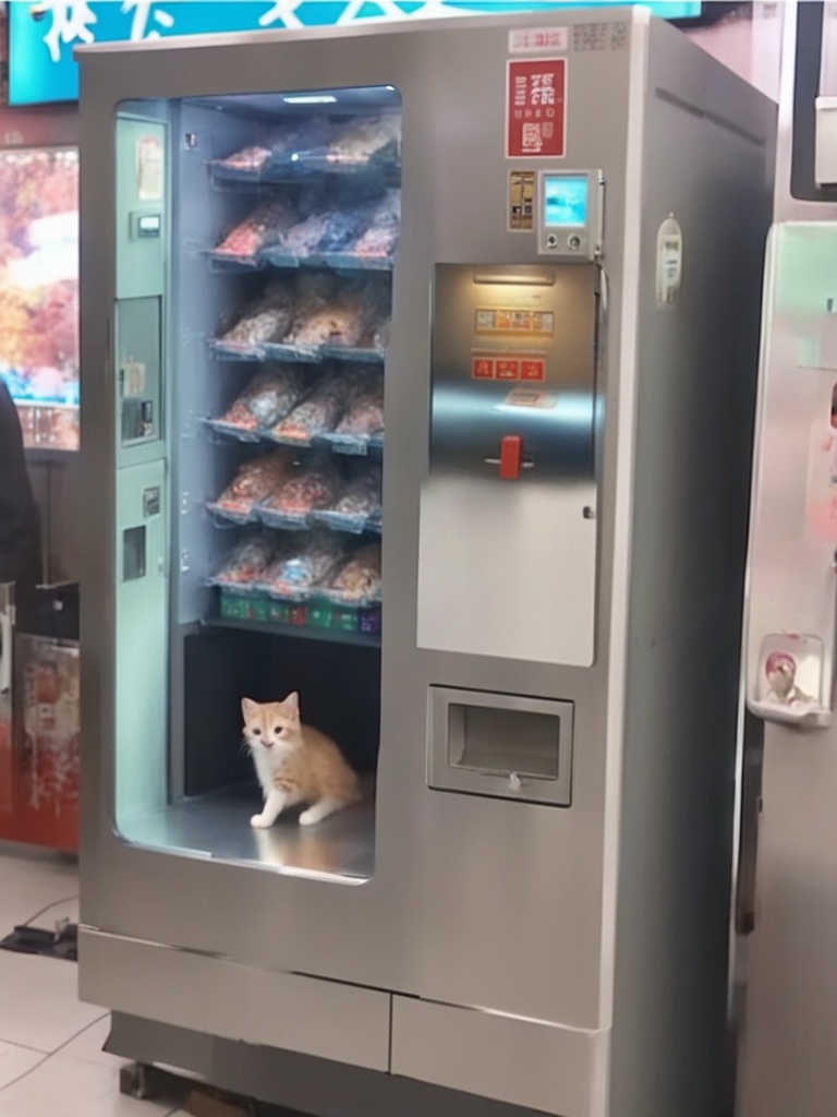 苏州抓娃娃机惊现活体小猫，网友，这是猫主子下凡还是机器开挂？！