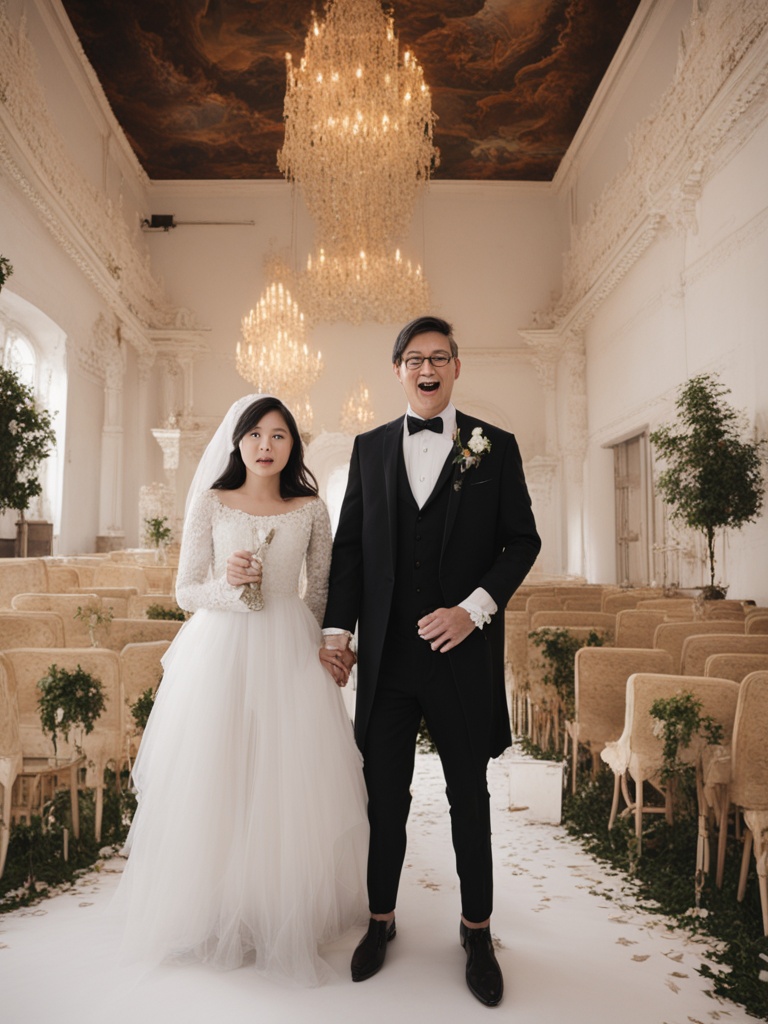 婚礼现场惊现意外惊喜！新娘新郎怒索赔，主办方，这是沉浸式表演？