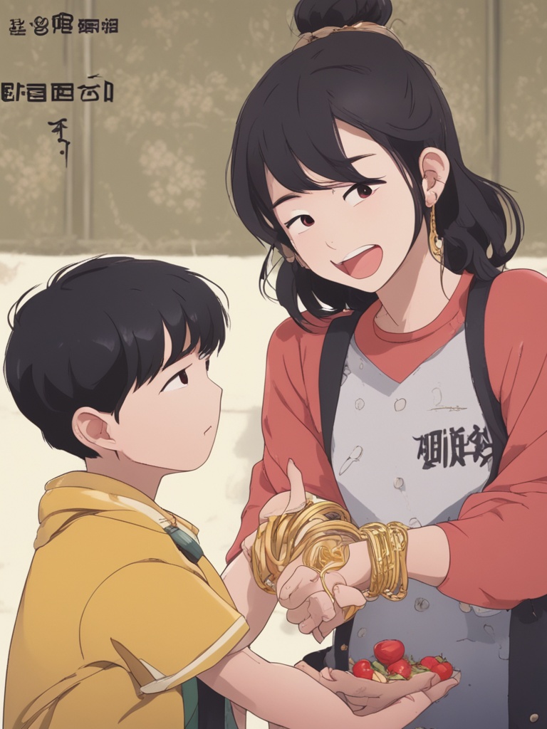 全红婵一家三口金喜迎新挑战，妈妈收金镯儿子送金链爸爸当场上演真香定律