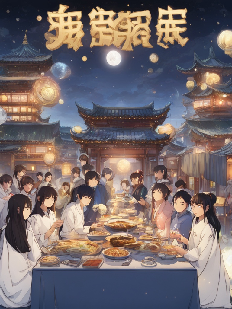 时空之门惊现星光夜市，一场穿越古今的奇妙夜宴
