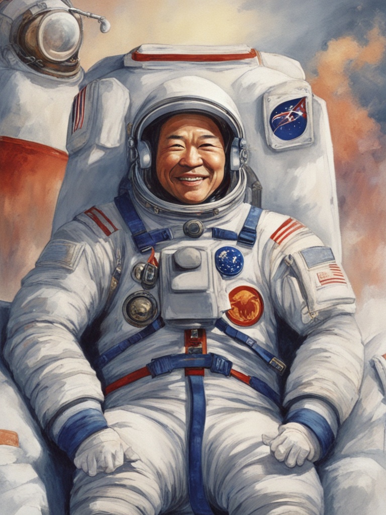 神舟十九号航天员，平安归来，笑对星辰