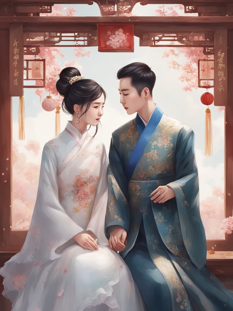 汪小菲与马筱梅，中式婚服下的甜蜜邂逅，网友直呼‘这糖真甜’