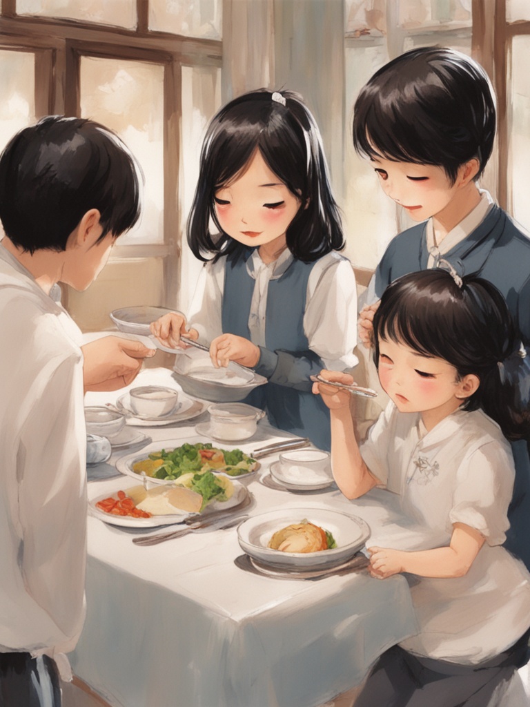 餐桌上的小插曲，孙颖莎的餐桌礼仪大考验