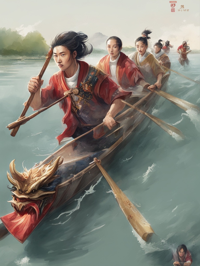 龙舟吴彦祖，颜值与速度的完美结合