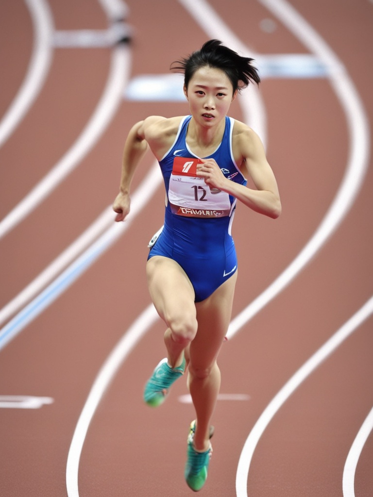 飞驰人生，陈妤颉在亚锦赛女子200米赛道上绽放光芒